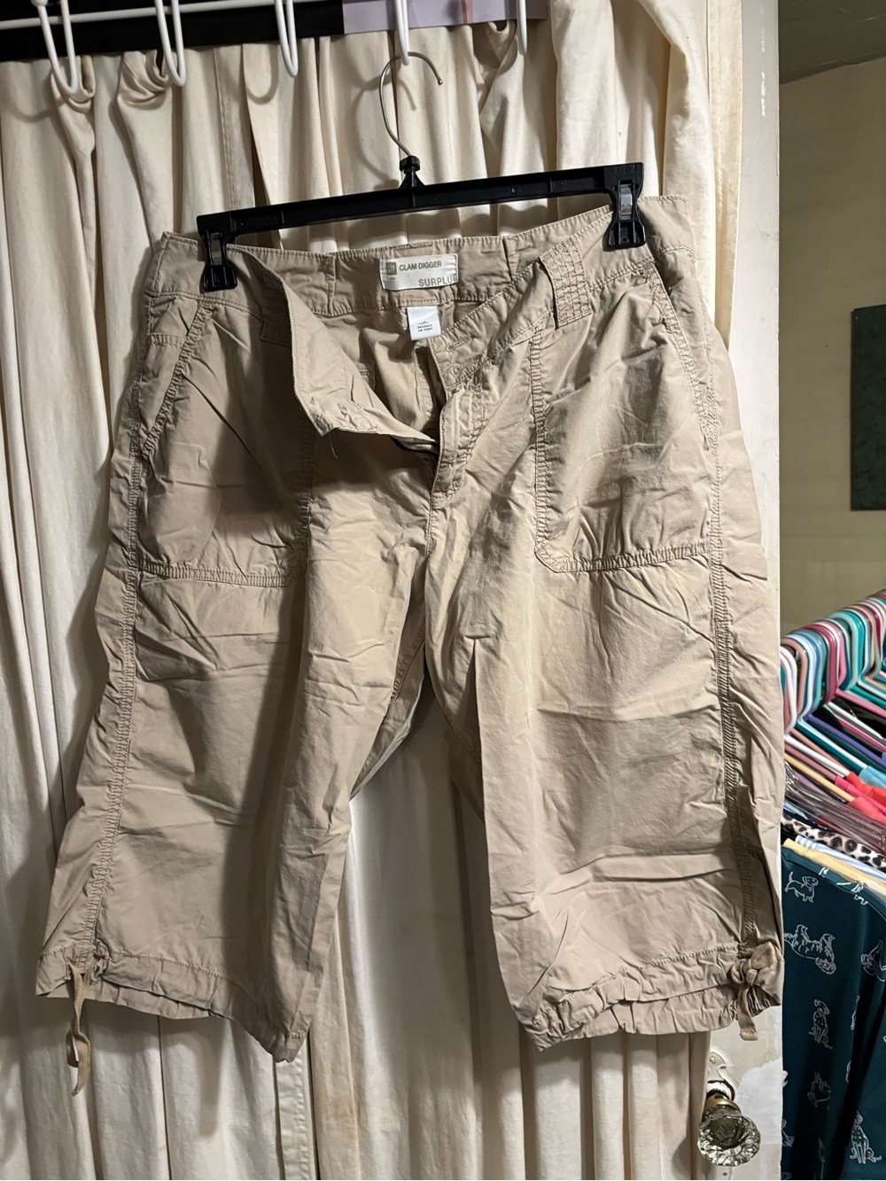 Women’s Tan Cargo Shorts